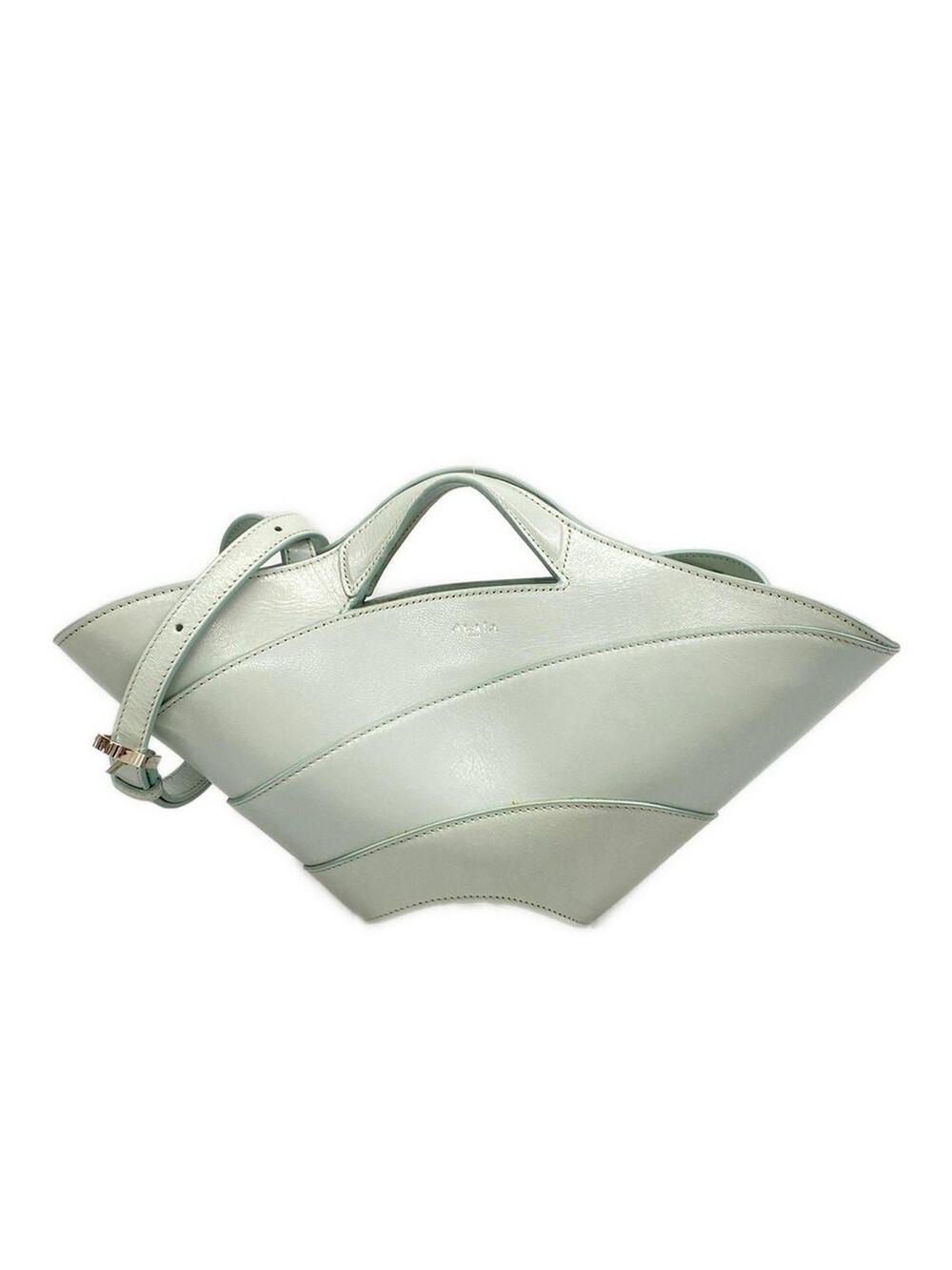 Alaia Kaima Light Blue Leather Shoulder #369959A57B